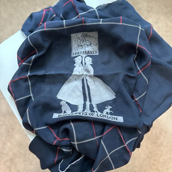 Vintage Burberry Silk Scarf - Picture 3 of 6